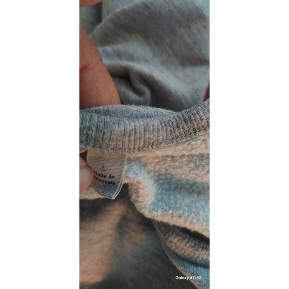 ! ATHLETA GRAY CREW NECK SWEATSHIRT Athletic Warm Gym Shirt Women L - Picture 4 of 7